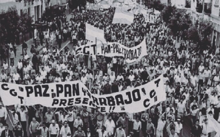 El 1º de Mayo durante la última dictadura militar