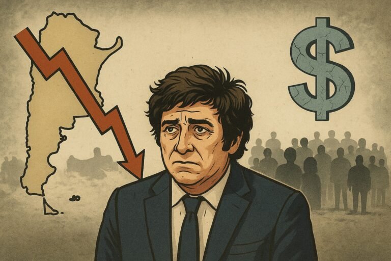 El dólar no flota y la economía se hunde